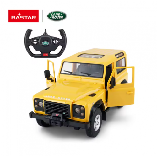 RASTAR R/C 1:24 Land Rover o/d mu 遙控車 (#78500) 黃色 RASTAR R/C 1:24 Land Rover o/d mu 遙控車 (#78500) 黃色